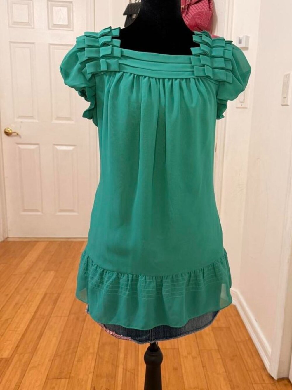 Ted Baker Women's Blue and Green Blouse
